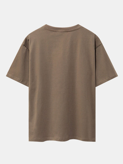 Jesus Portrait Print Drop Shoulder Oversize T-Shirt