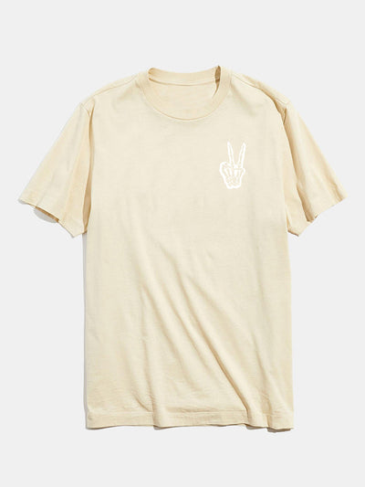 Skeleton Hand Graphic T-Shirts