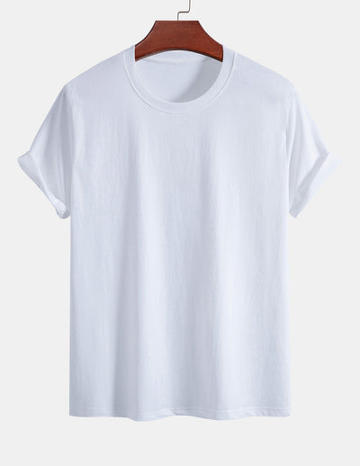 5 Pieces Basic Regular Fit Cotton T-Shirts