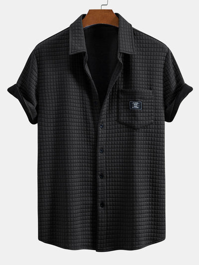 Short Sleeve Waffle Shirt
