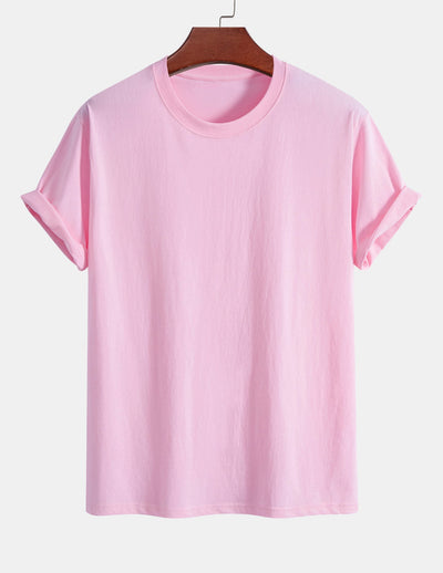 5 Pieces Basic Regular Fit Cotton T-Shirts