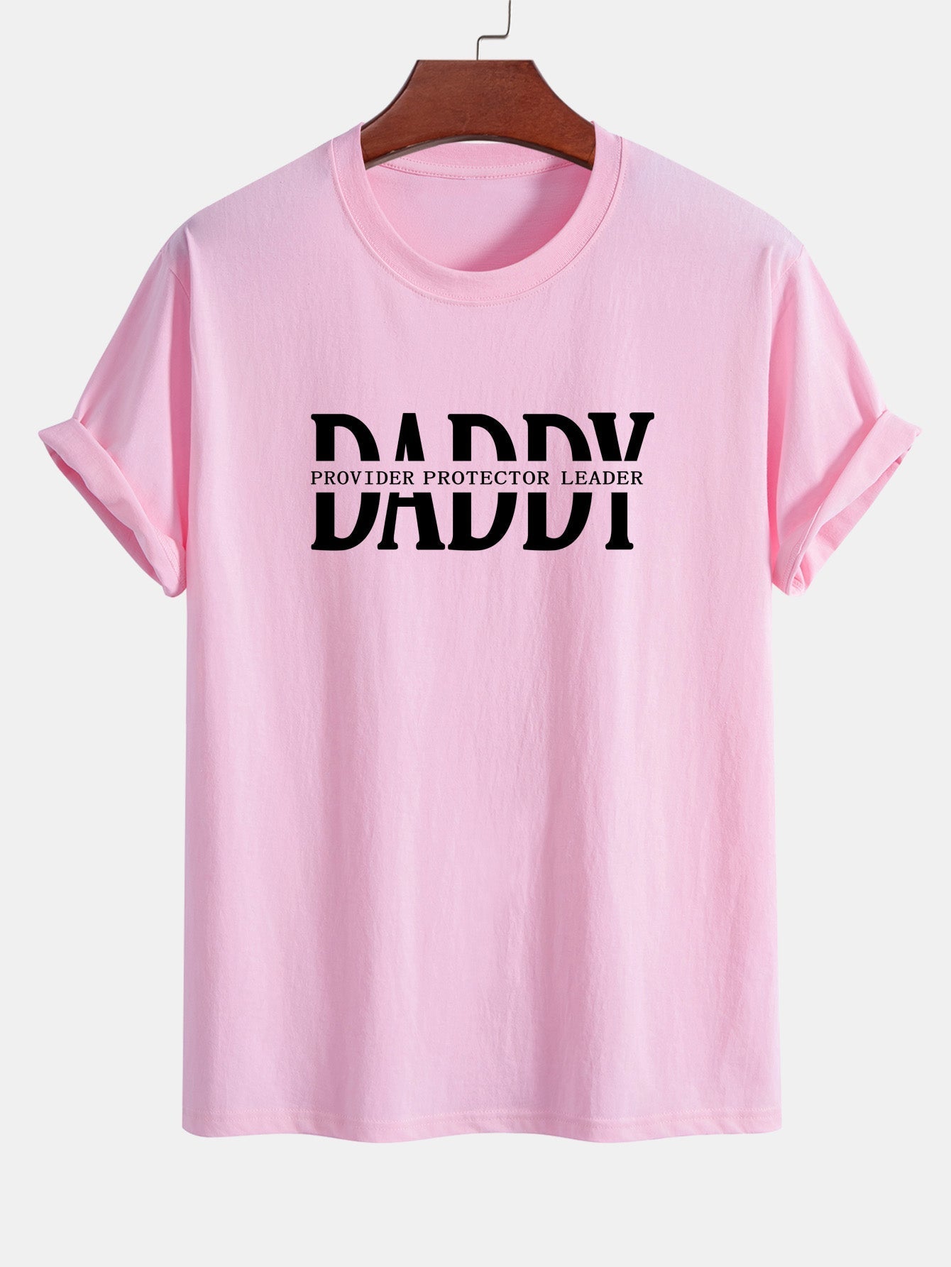Regular Fit Daddy Print Cotton T-Shirt