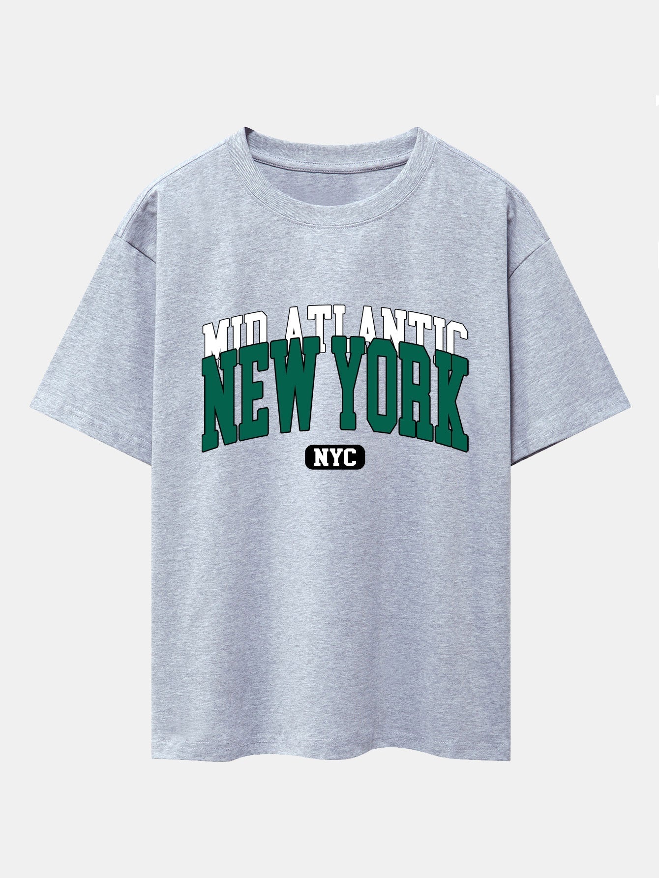 New York Print Drop Shoulder Oversize T-Shirt