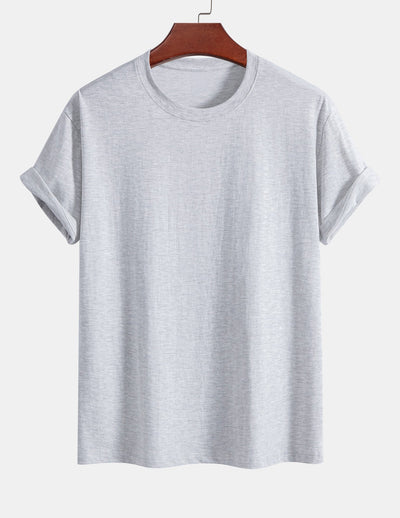 5 Pieces Basic Regular Fit Cotton T-Shirts