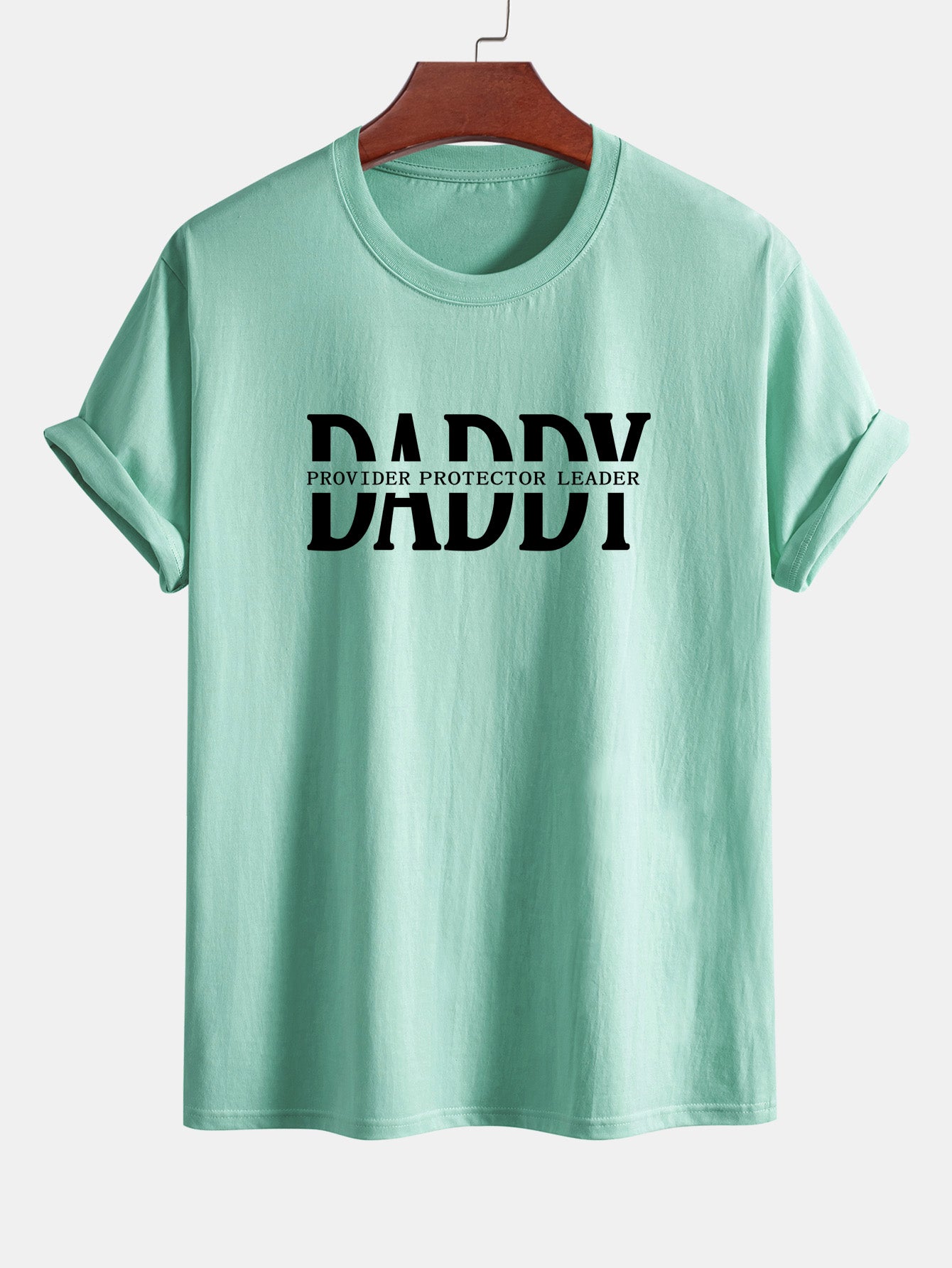 Regular Fit Daddy Print Cotton T-Shirt