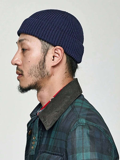 Solid Color Warm Short Knitted Hat