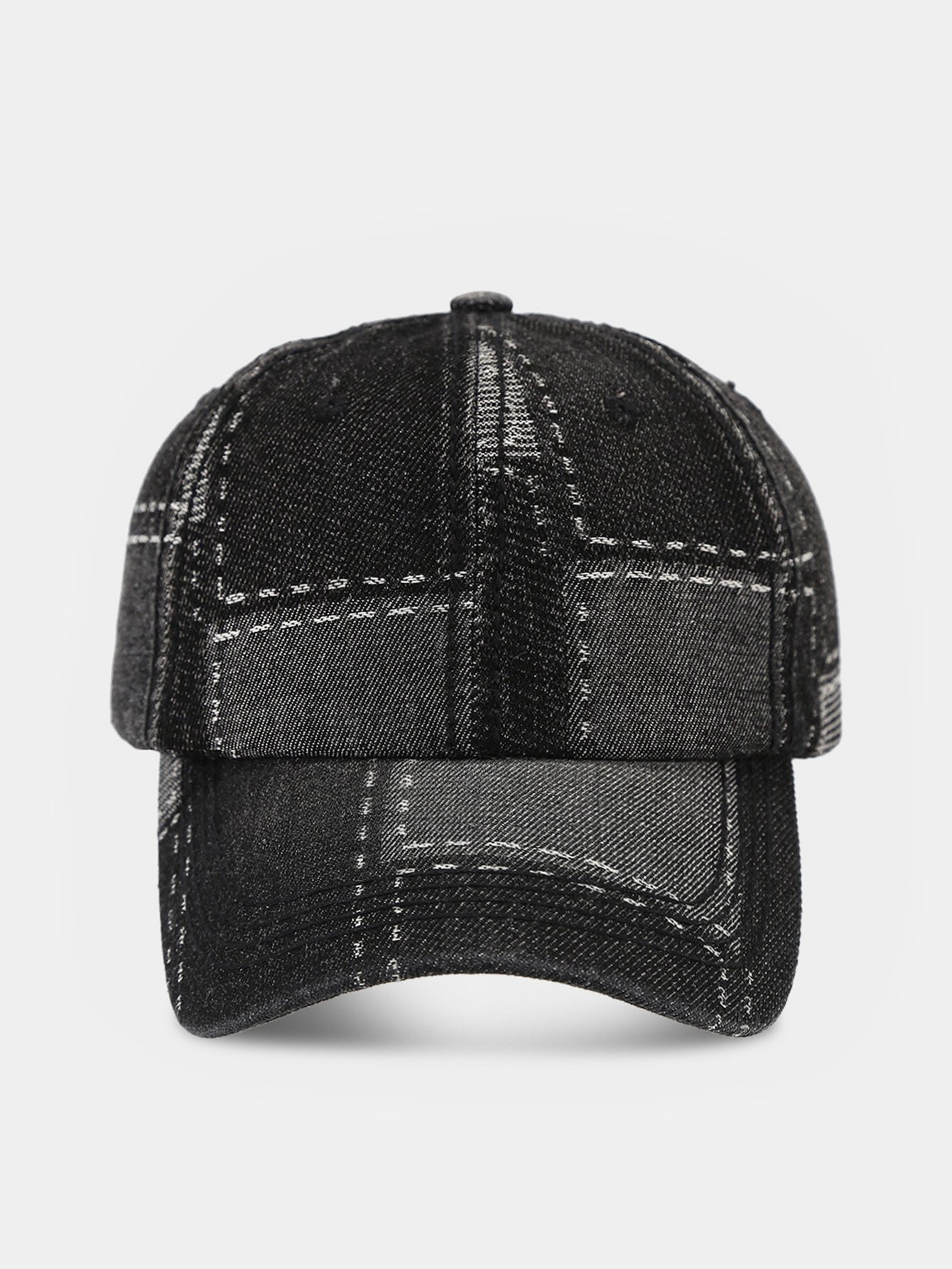 Patch Denim Washed Baseball Cap
