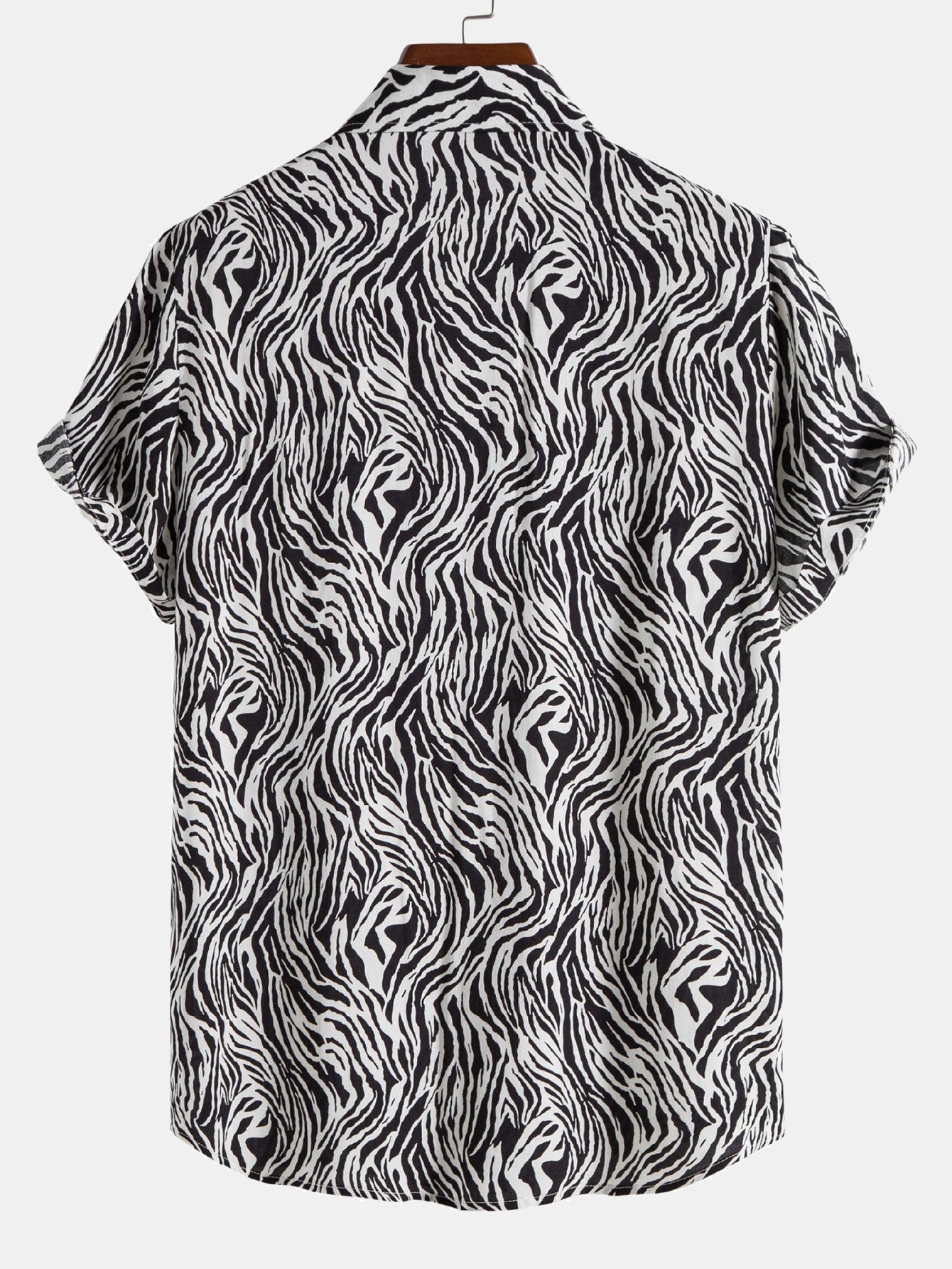 Animal Texture Cotton Shirts