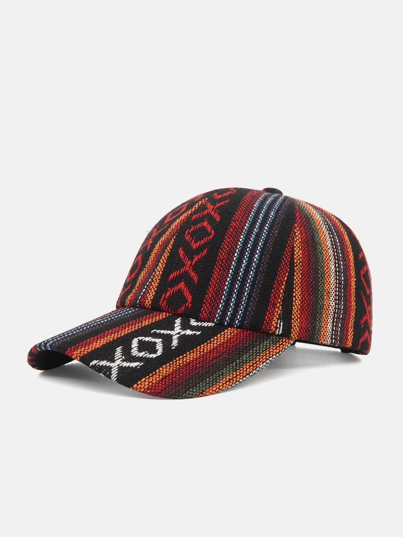 Bohemian Geometry Jacquard Pattern Baseball Cap