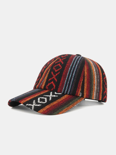 Bohemian Geometry Jacquard Pattern Baseball Cap