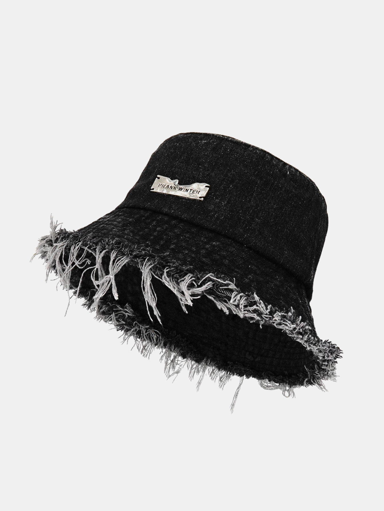Distressed Frayed Edge Cowboy Bucket Hat