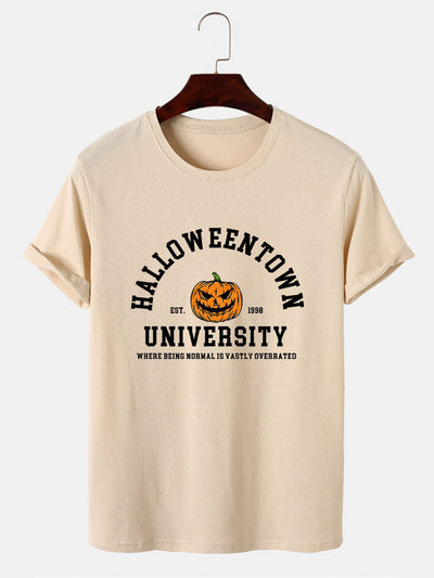 Halloweentown Pumpkin Print T-Shirt