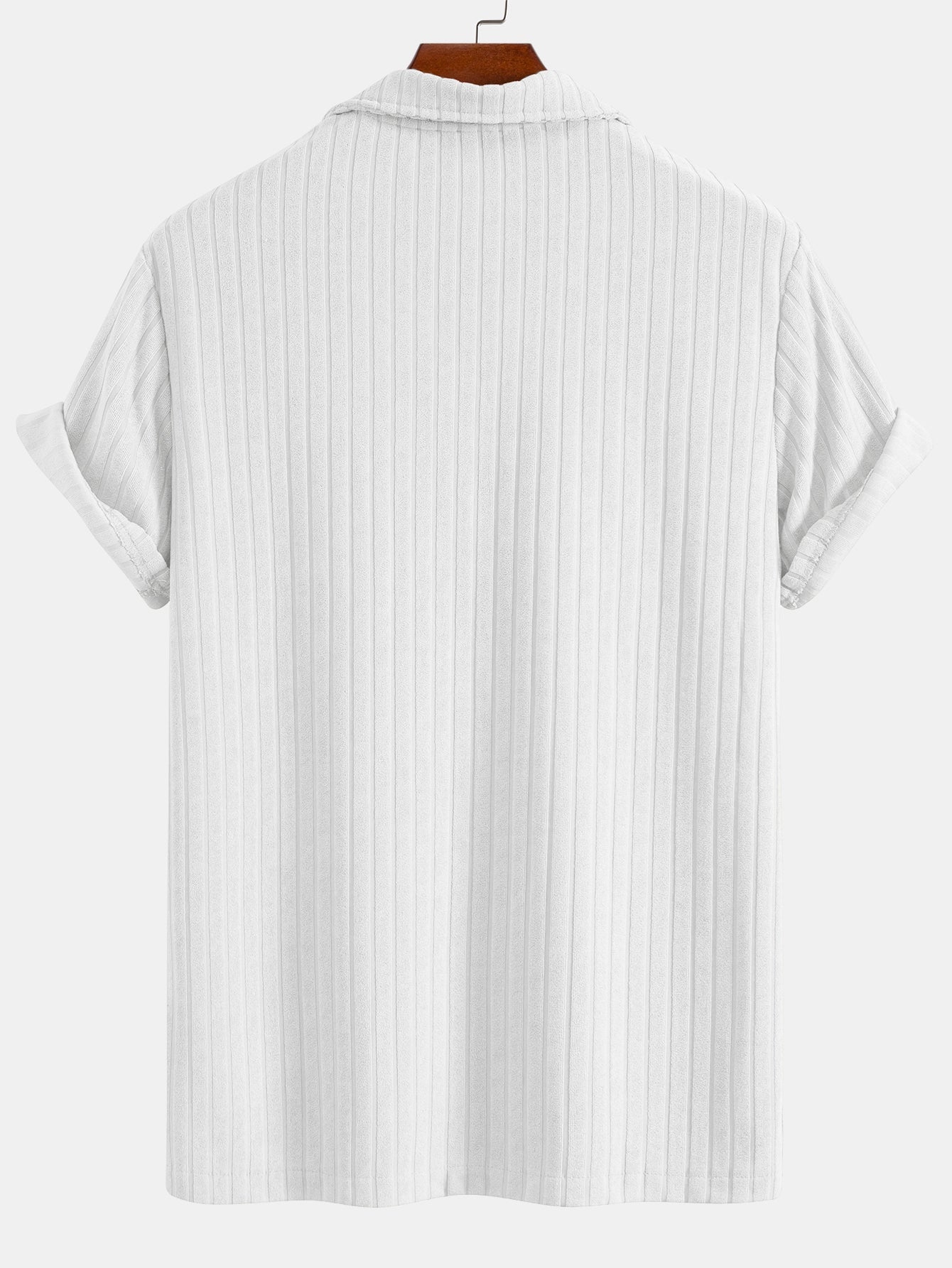 Striped Terry Cuban Shirt