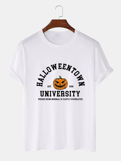 Halloweentown Pumpkin Print T-Shirt