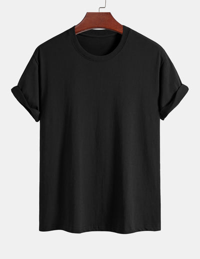 5 Pieces Basic Regular Fit Cotton T-Shirts