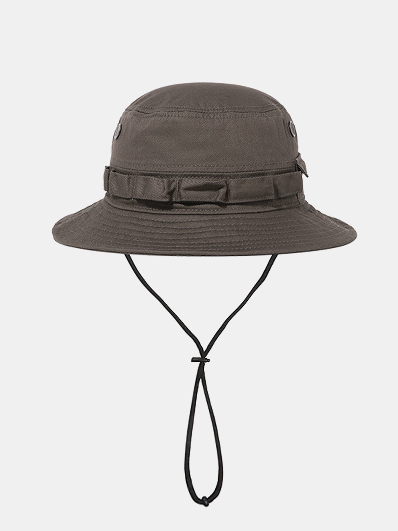 Cotton Bucket Hat With Chin Strap Outdoor Fishing
