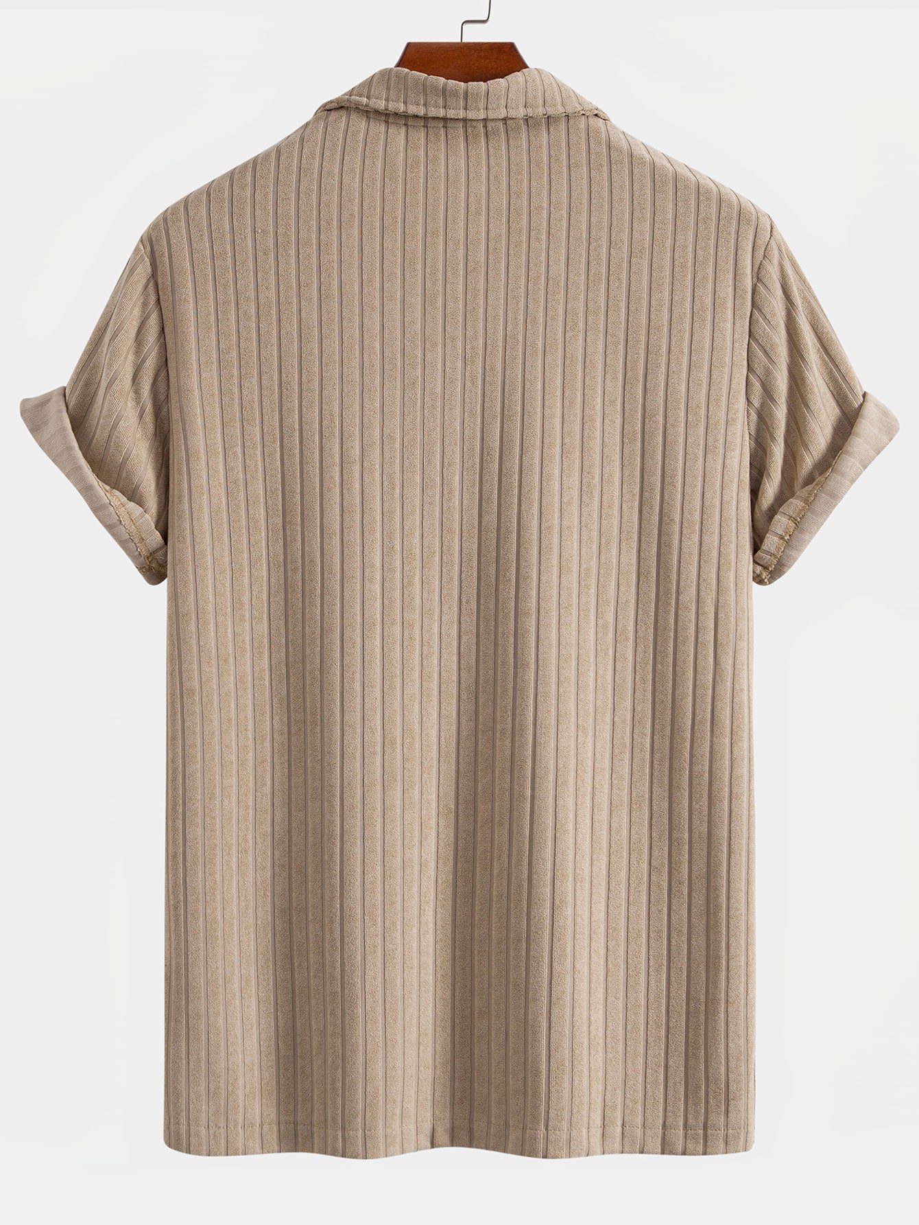 Striped Terry Cuban Shirt