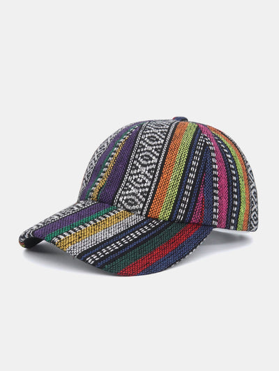 Bohemian Geometry Jacquard Pattern Baseball Cap