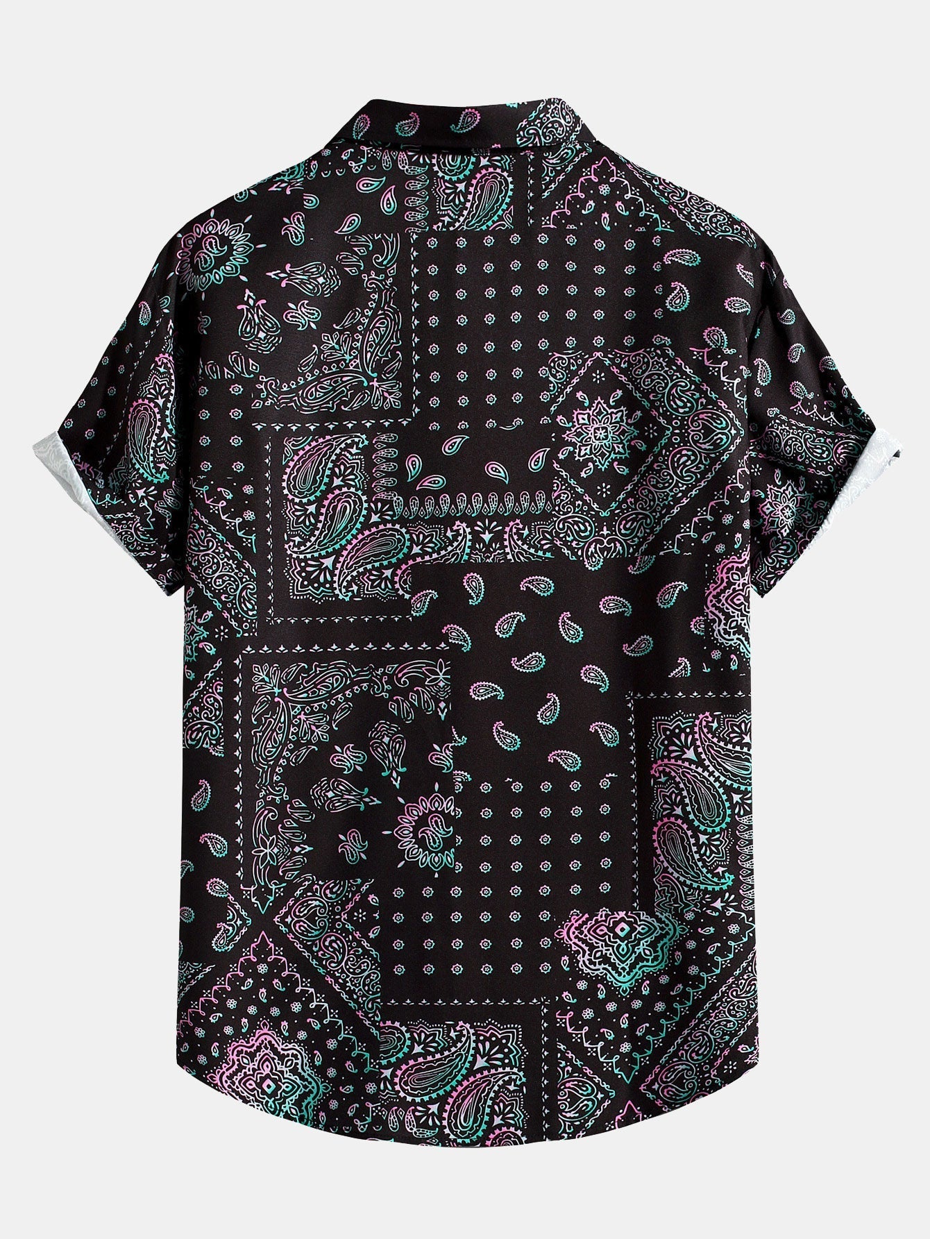 Paisley Print Button Up Shirt