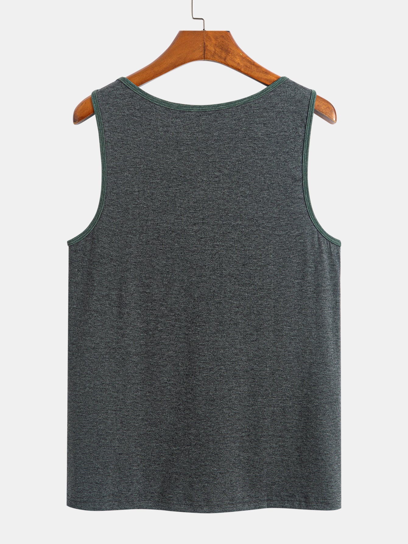 Tank Top With Wave Pattern Pocket