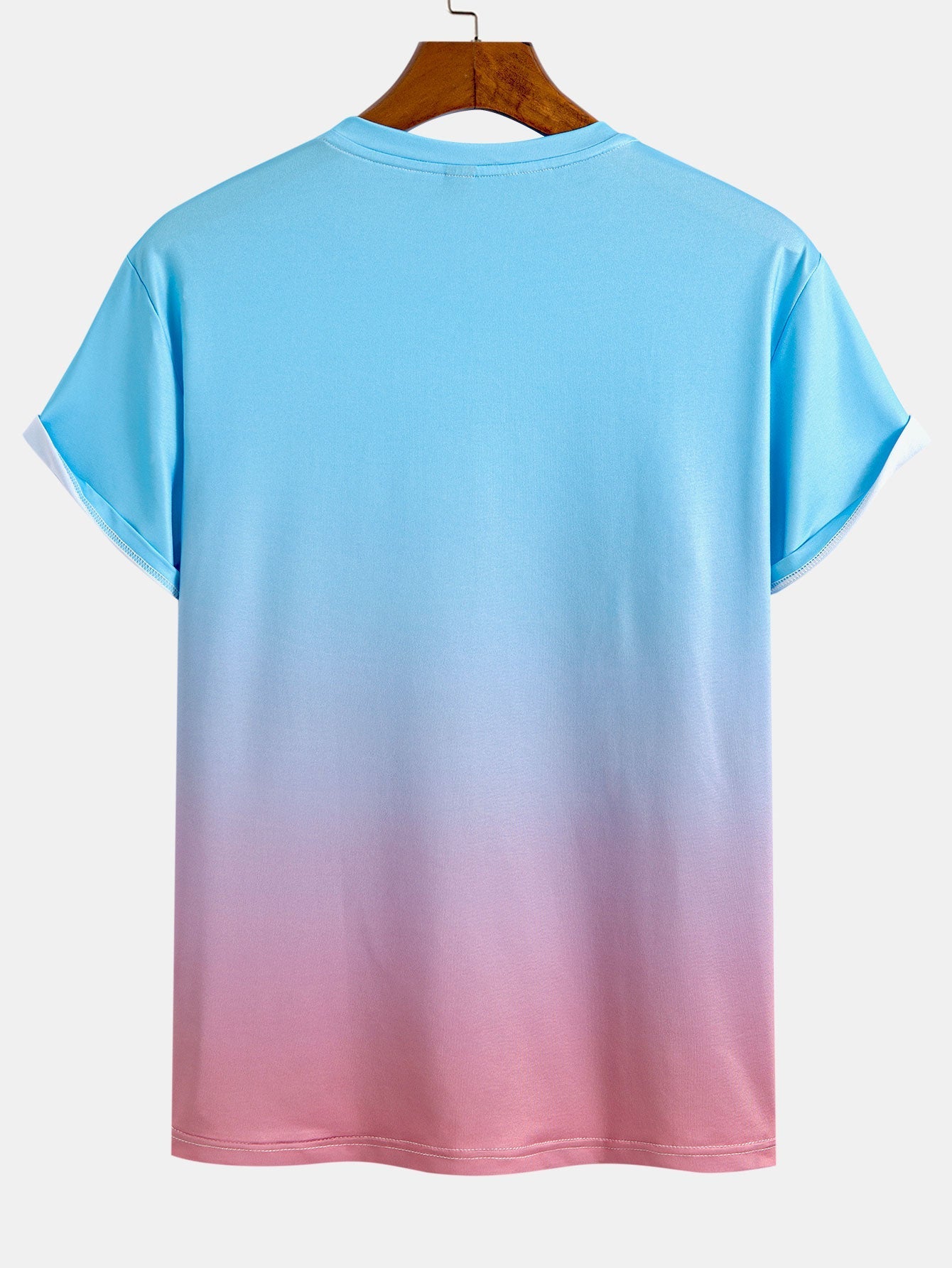 Regular Fit Palm Tree Gradient Print T-Shirt