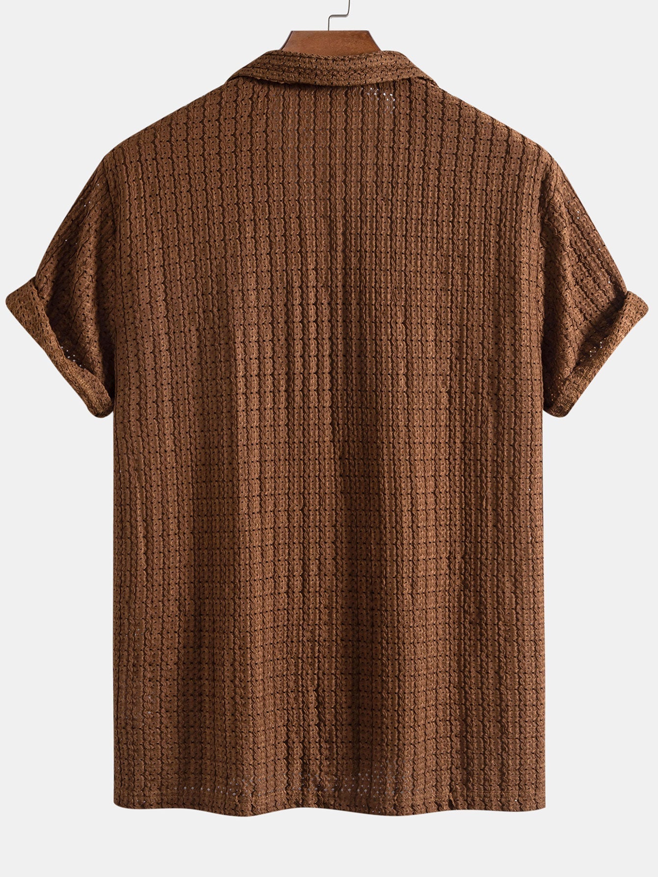 Texture Jacquard Cuban Shirt