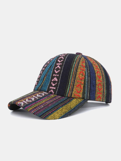 Bohemian Geometry Jacquard Pattern Baseball Cap