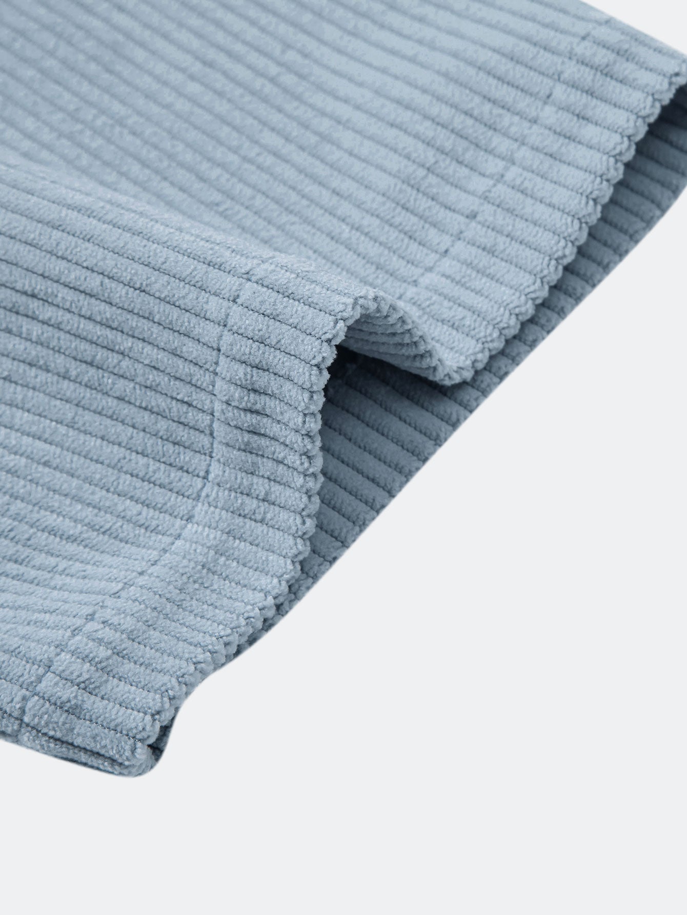Short Sleeve Corduroy Patchwork Shirt