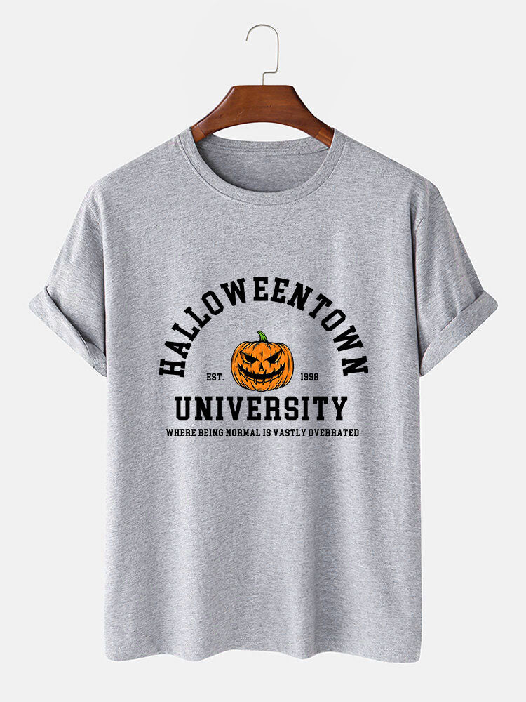 Halloweentown Pumpkin Print T-Shirt