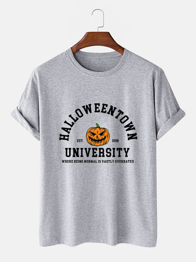 Halloweentown Pumpkin Print T-Shirt