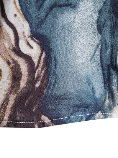 Ink Abstract Print Shirt