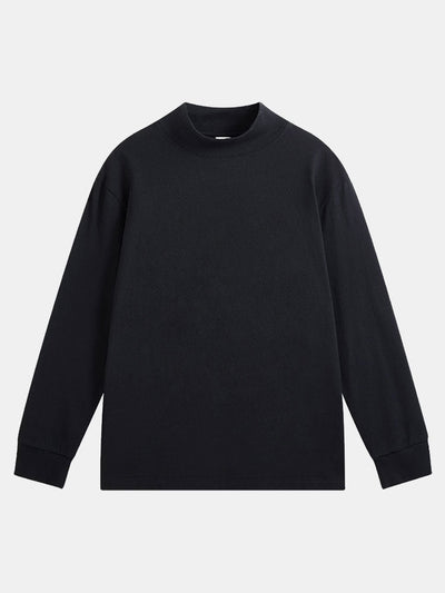 3 Pieces Basic Long Sleeve Mock Neck T-Shirt
