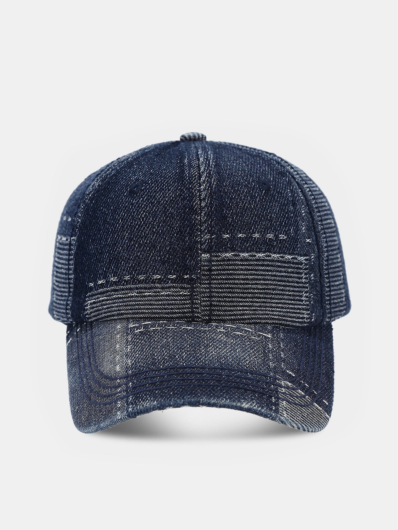 Patch Denim Washed Baseball Cap