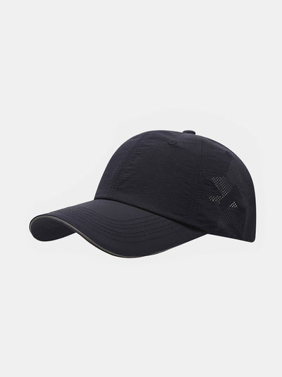Solid Color Mesh Nylon Baseball Cap
