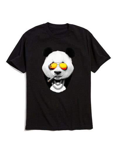 Hip-pop Panda Funny Graphic T-Shirts