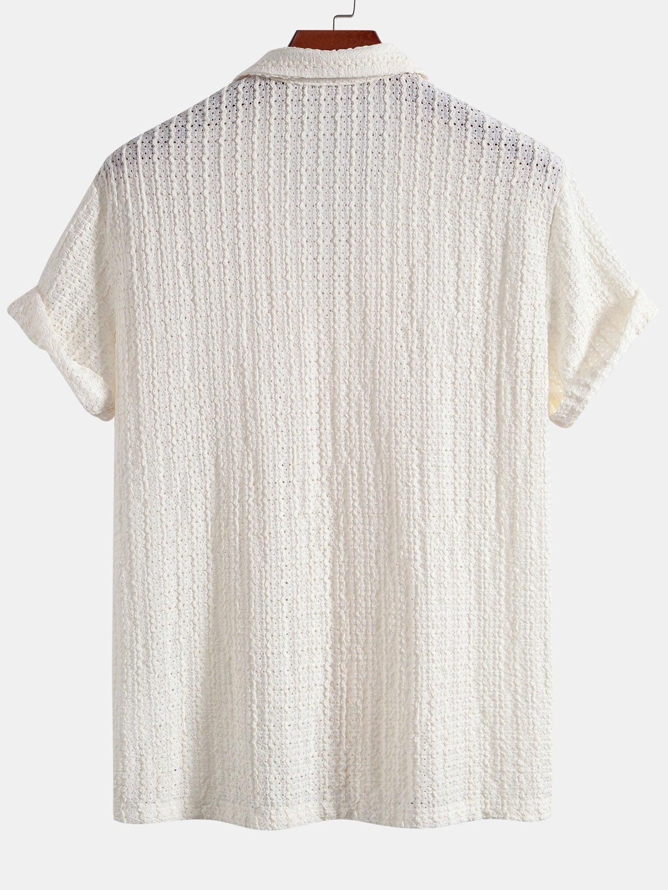 Texture Jacquard Cuban Shirt
