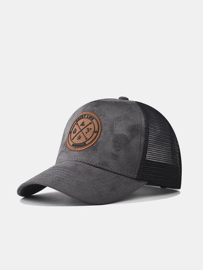 Sign Embroidery Mesh Cotton Baseball Cap