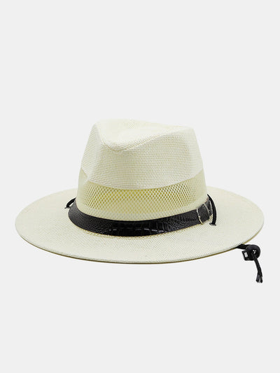 Summer Hollow Mesh Breathable Straw Hat