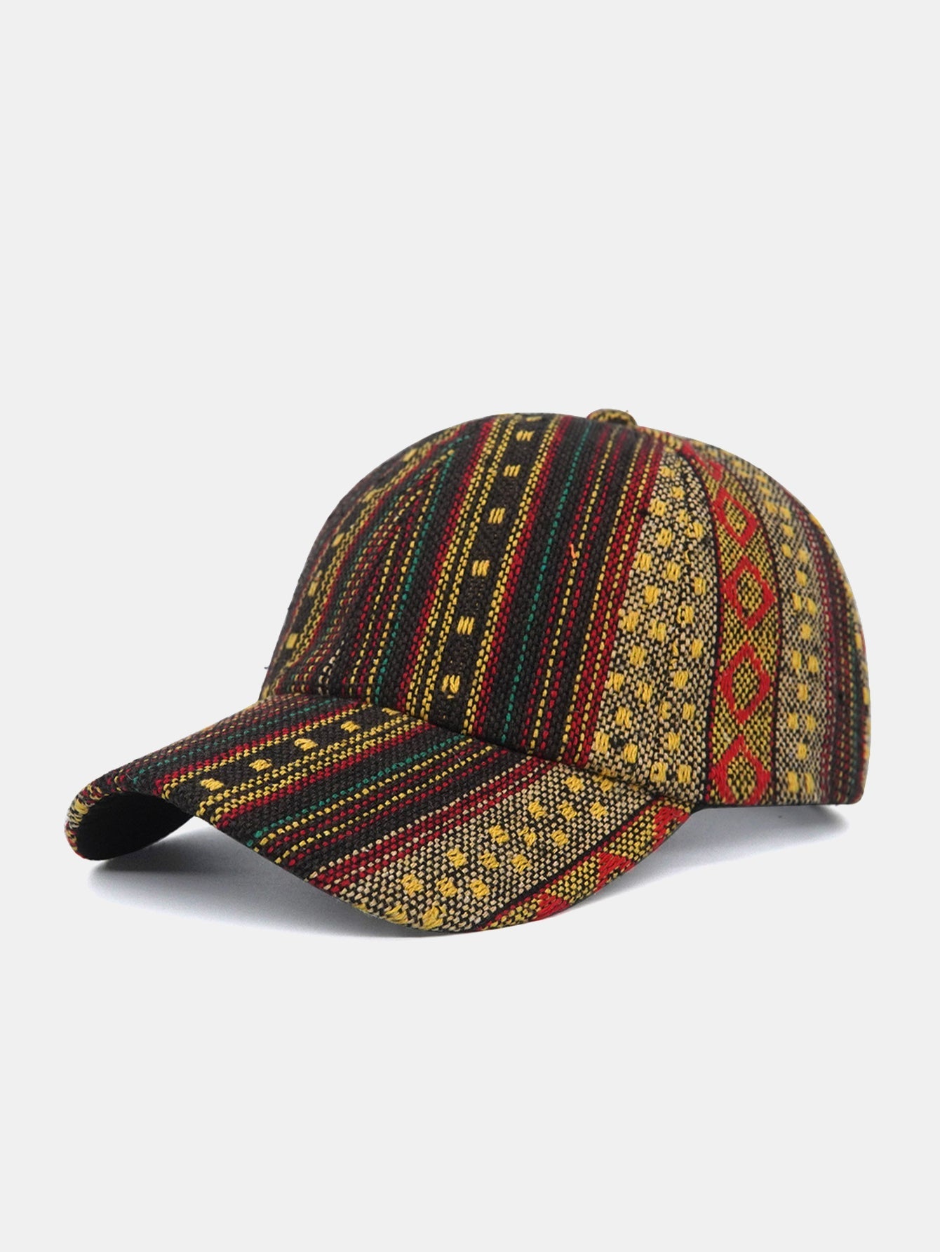 Bohemian Geometry Jacquard Pattern Baseball Cap