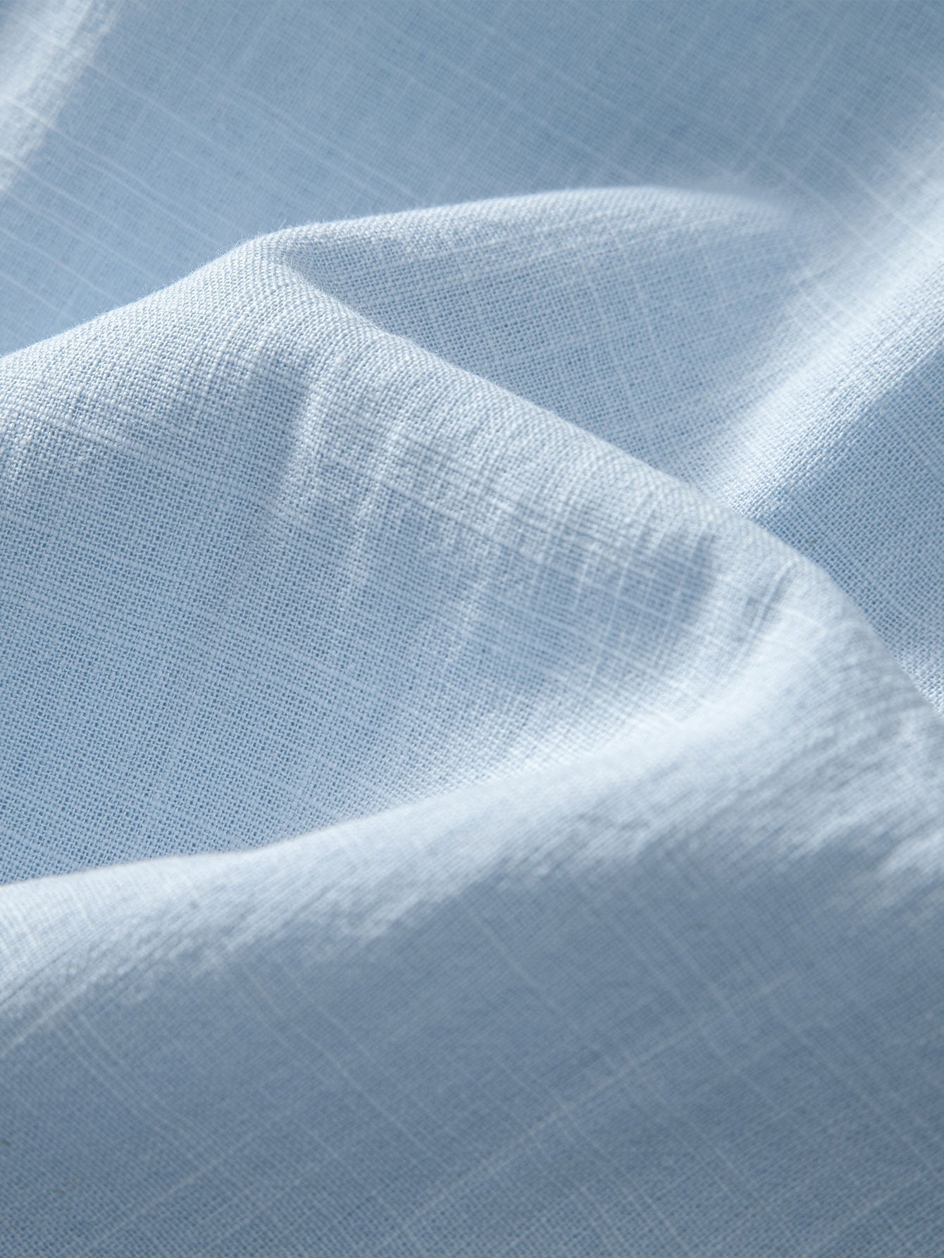 Short Sleeve Linen Look Polo Collar Shirt