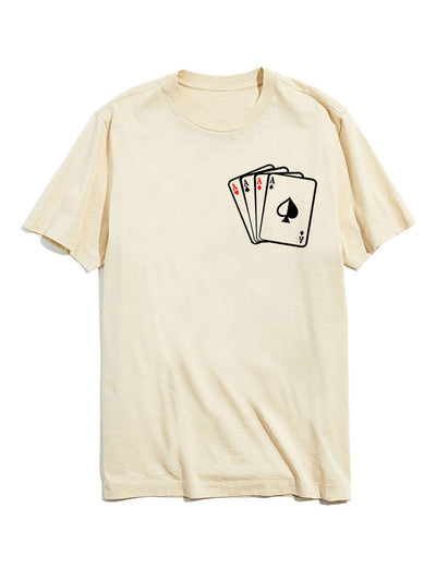 Four Aces of Pokers Graphic T-Shirts