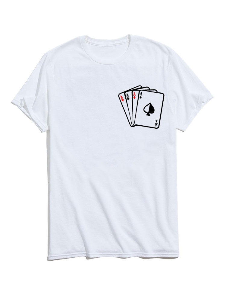 Four Aces of Pokers Graphic T-Shirts