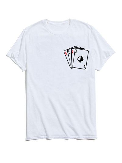 Four Aces of Pokers Graphic T-Shirts