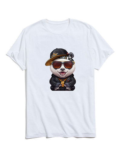 Hip-pop Panda Graphic T-Shirts