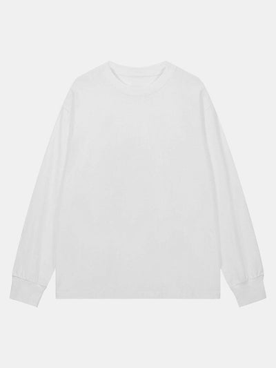 3 Pieces Basic Long Sleeve Ribbed Cuff T-Shirt