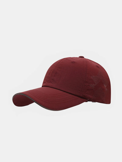 Solid Color Mesh Nylon Baseball Cap