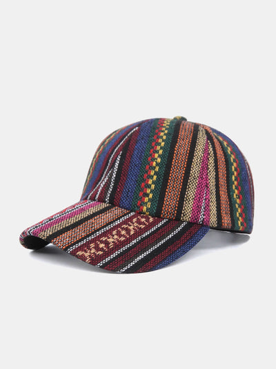 Bohemian Geometry Jacquard Pattern Baseball Cap