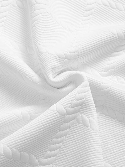Twisted Squares Jacquard T-Shirt