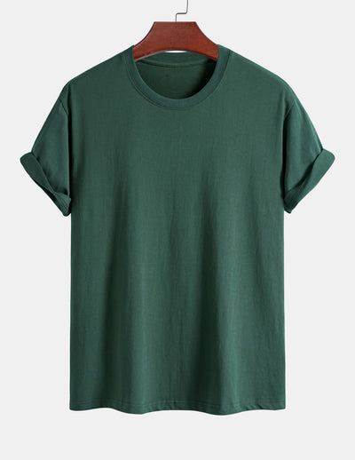 5 Pieces Basic Regular Fit Cotton T-Shirts