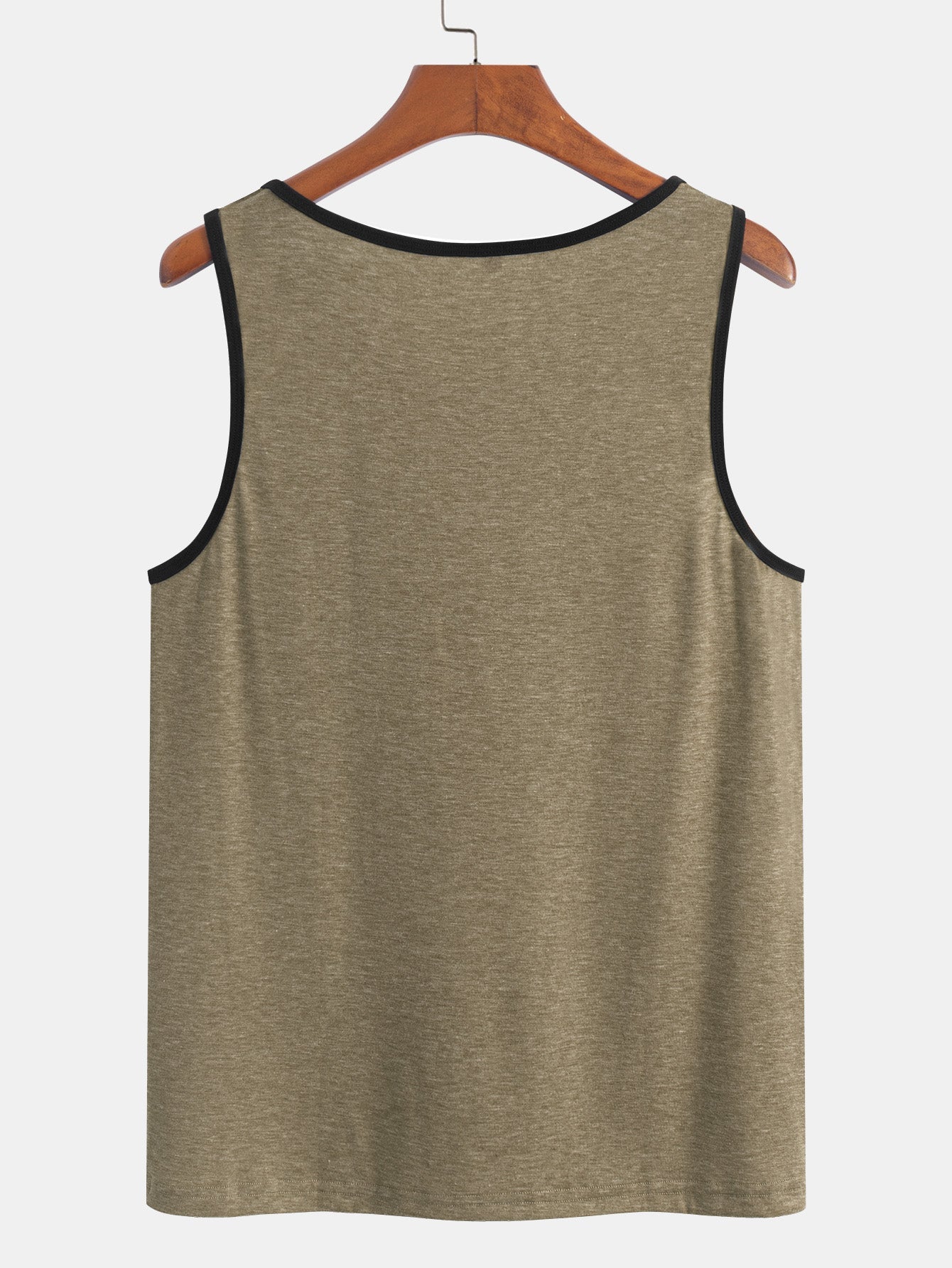 Tank Top With Wave Pattern Pocket